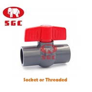 [3" or 4"] SGC PVC Ball Valve Pipe Fitting Threaded or Non-Threaded Paip 3inci 4inci 3 4 inch inci