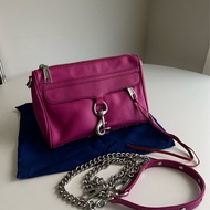 Rebecca MINKOFF  Mini MAC桃粉色斜背包