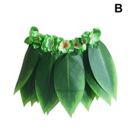 Hawaii giả váy cỏ đàn hồi cổ tay thoải mái để mặc cho Hawaii Summer Beach nhiệt đới Luau Party TF-Ai