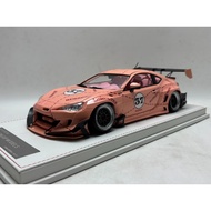 [Ready Stock] ENGUP MODELS 1/18 Toyota Toyota GR86 Bay Petroleum Pink Pig Resin Car Model, Almost Br