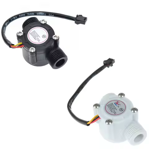 Water Flow Sensor DC 5-18V Flowmeter Hall Flow Sensor Water Control Liquid Flow Sensor Switch 1-30L/