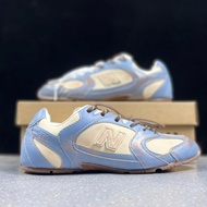 Miu Miu x NB 530 Preppy Style Co-Branded Low-Top Casual Sneakers Blue Beige