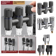 Tap 3 Way Water Washing Machine Tap 2025 New Aluminum Alloy Faucet 3 Way angle valve One-in Three-ou