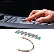 TRENDING21018Y Music Level Indicator Module, 32-Bit 8 Effects Adjustable Brightness Sound Level Disp