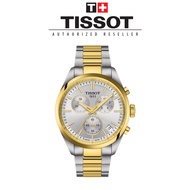[Official Warranty] Tissot T150.417.22.031.00 Men's PR 100 Chronograph 40mm Gold Watch T150417220310
