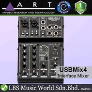 ART Pro Audio USBMix4 Four Channel Mixer with USB (USB Mix 4)