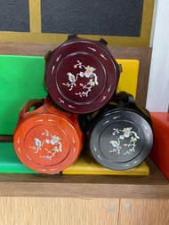 Kursi Guzheng Kecapi Cina Motif - Hitam