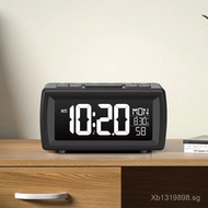 7Dual-use Radio Digital New Color Cross-border Plug-in Alarm Clock Screen Battery FM High Definition