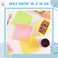 Wax Paper Baking Paper Motif Cake Paper Cake Base Motif 18x18cm Strawberry Box Wax