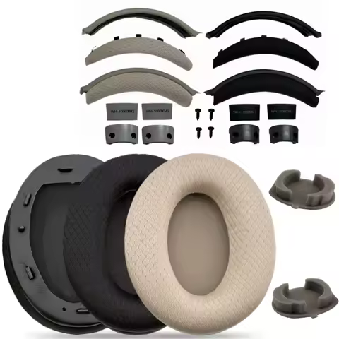 WH1000XM3 Easy Install Snap On Headband Fabric Earpads for Sony WH-1000XM3 1000XM3 Headphone Headban