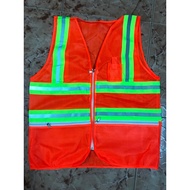 3M Reflective Mesh Jacket with 3 Zipper Pockets - Safety Jacket Construction Site - For Engineers an