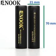 2pc Legit Enook 21700 5000mAh 40A Rechargeable 3.7V Battery