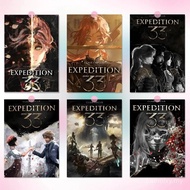 Game Clair O-Obscur E-Expedition 33  Poster Sticker For Living Room Bedroom Bar Home Decor Mural Pai