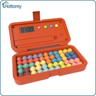 Colorful Beads Puzzle Game with Timer Challenging Logic Puzzle Pyramid Plate Puzzle Beads Puzzle for