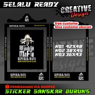 MAFIA REPUBLIC OF BOX CAGE DECAL STICKER