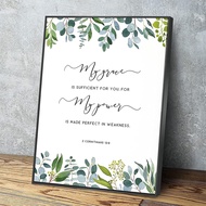 Canvas Wall Art 2 Corinthians 12 9 Bible Verse Wall Artmy Grace Is Sufficient For You Decor Modern P