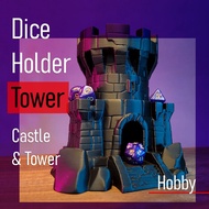 Dice Tower CASTLE Dice D&D Dungeons Dragons DnD Rotary Tower Tool Gaming Board Game Accessories MTG 
