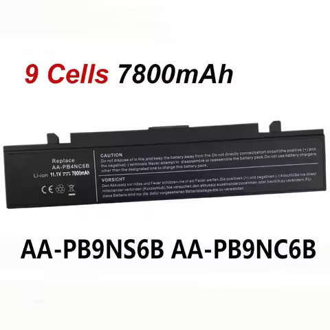 AA-PB9NS6B AA-PB9NC6B 9 Cells 7800mAh Laptop Battery For SAMSUNG R428 R429 R580 R780 R700 P50 P60 R5