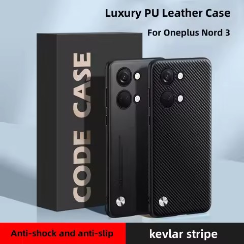 For Oneplus Nord 3 Case Luxurious PU Leather Non-Slip Shockproof Back Cover For One Plus Nord CE3 Li