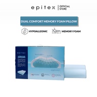 Epitex Dual Comfort Memory Foam Support Pillow - Perfect combo of comfort