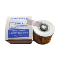 OIL FILTER MODENAS GT128 / KRISS / JAGUH / KRISTAR / KRISS 120 / CT 110 / KAWASAKI KLX 150 / KAWASAKI KSR 110（ EMOS ）