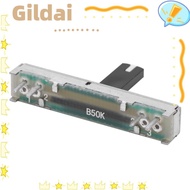 GILDAI 10PCS B50K Potentiometer, B50K Slide Slide Siding Slide Potentiometer, Professional Multicolo