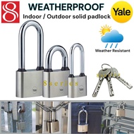 YALE Indoor , Outdoor Weather-Proof Iron Disc Long Shackle , short shackle Padlock. Yale padlock