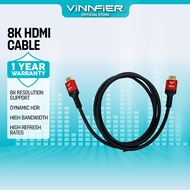 VINNFIER HDMI Cable 8K 60Hz ,4K 120Hz Higher Video Resolutions