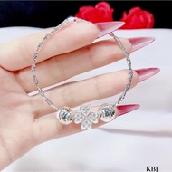 Four-leaf clover bracelet