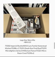 Lego Star Wars 75302 Imperial Shuttle, 40531 Lars Family Homestead Kitchen, 75288 x 2, 75291 Death S