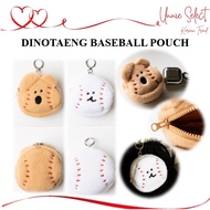 DINOTAENG QUOKKA & BOBO Baseball Pouch Plush Mini Coin Case Keyring