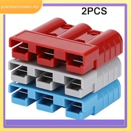 [GRKN]2X For Anderson Style 3 Pin 50A Plug DC-DC Charger Solar Power Connector Plug