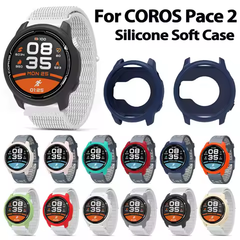 Silicone Protective Case Cover Shell For COROS PACE 2/3 Case Screen Protective Replacement For COROS