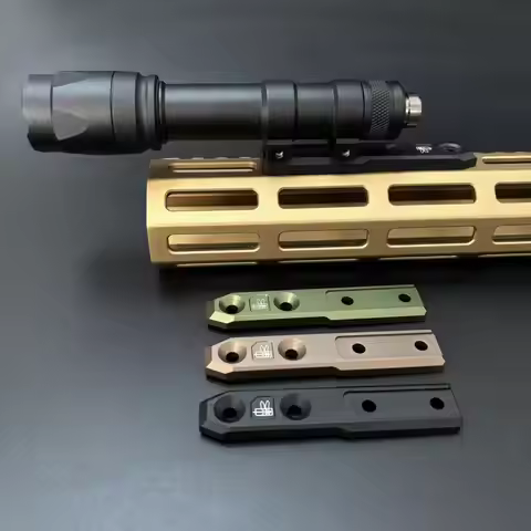 Tactical SF M300 M600 Flashlight Mount Scout Light Vertical CNC Aluminum Mount Fit M-LOK Keymod Airs
