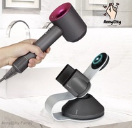 Hair Dryer Stand Holder Stand Bracket With Super Magnetic Compatible for Dyson Hair Dryer Bathroom Organizer for Dyson Supersonic hairdryer Care Tools (Not include the hair dryer))