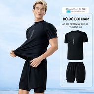Men's swimsuit short sleeve Shorts 2-piece sporty design with elegant design suitable for all ages, 