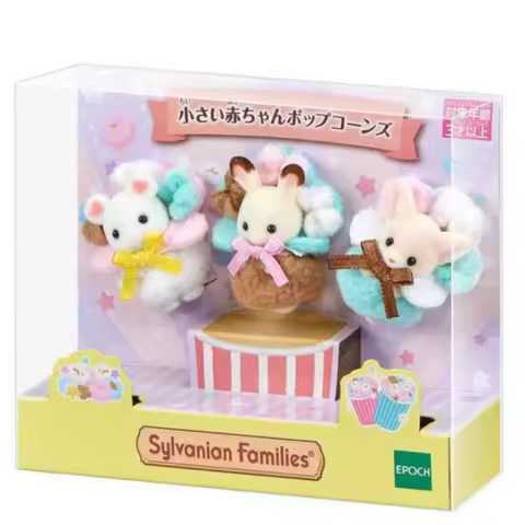Sylvanian Families Sylvanians Family Authentic Ternurines Popcorn Three Treasures Dollhouse Furnitur