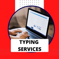 DATA ENTRY / TYPING SERVICES