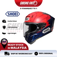 SHOEI X-FIFTEEN Marquez 7 TC1 Helmet Original Motor Visor Topi Keledar Full Face Original Superbike 