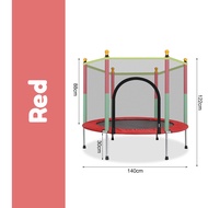 Reservedmart 140cm Kids 55 Inch Trampoline Jumper Indoor Playground Kids Trampolin Kanak Lompat Main