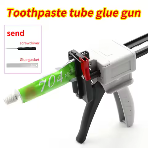 704 Toothpaste Glue Gun Silicone Manual Glue Gun Repair Tool Sealant Manual Extruder Injection Gun E