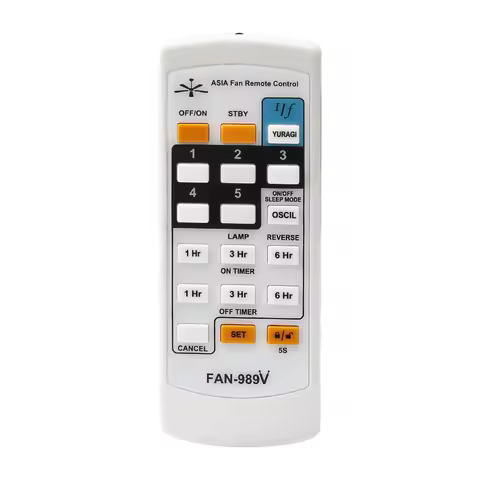 Universal Fan Remote Control Use for KDK Panasonic Elmark Winter Deka Monteair Pegency Wing Fan Mode