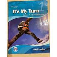 《台中代售》It's My Turn student Book 1 (with Audio CD) Joseph  Henley 英文課本 敦煌書局 勤益科大