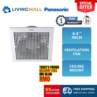 [𝐅𝐑𝐄𝐄 𝐃𝐄𝐋𝐈𝐕𝐄𝐑𝐘]  PANASONIC FV-15TGUZ 6 INCH (16cm/6") CEILING MOUNT VENTILATOR FAN EXHAUST FAN
