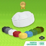 PUTIH White Taliban Cap Cap Kopiah Rosalhat Afghanistan Miki Hat Songkok Hijrah Polos
