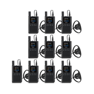 Retekess ระบบคู่มือนำเที่ยว TT125ระบบไมโครโฟนสายคล้องคอแบบพกพาเครื่องรับสัญญาณไร้สายพร้อมกันสำหรับกา