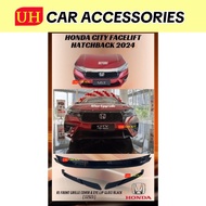 HONDA CITY HATCHBACK 2024 RS FACELIFT 2024 GN5 FRONT GRILLE TOP MOULDING GARNISH EYE LIP GLOSS BLACK