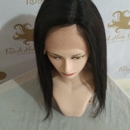 Wig Rambut asli panjang 45 cm