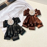 Korean Guest Single Xiaoxiangfeng Bow Diamond-Studded Pin Bow Tie Accessories Temperament Wild Shirt Clothing Bow Tie