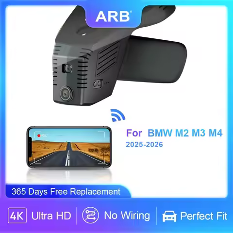 4K ARB Dash Cam for BMW M2 G87 Facelift / M3 G80 M4 G82 M340i 2025 2026, OEM Factory Look Car Camera